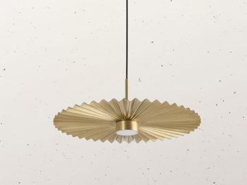 PLIE' 284.02 - LED brass pendant lamp by Il Fanale - view 2